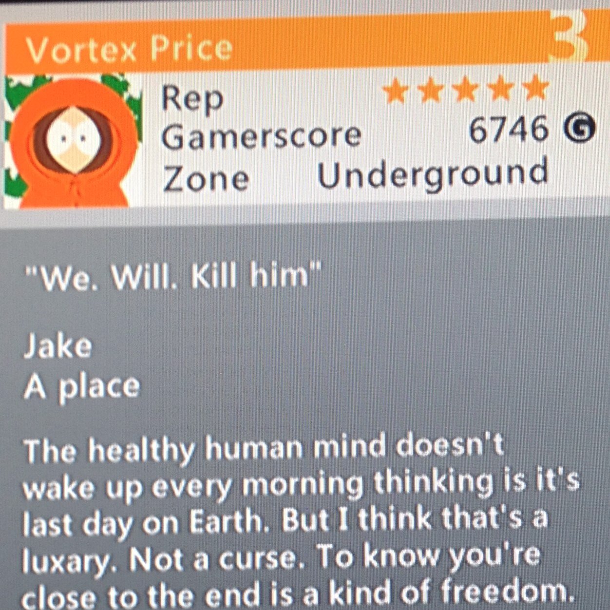 Vortex_Price's profile picture. GT| Vortex Price add me! Help the Vortex Clan get noticed! Shout us out!