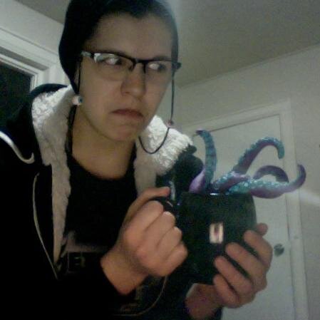 RollAgainstAC's profile picture. queer non-binary illustration kid from the great white no