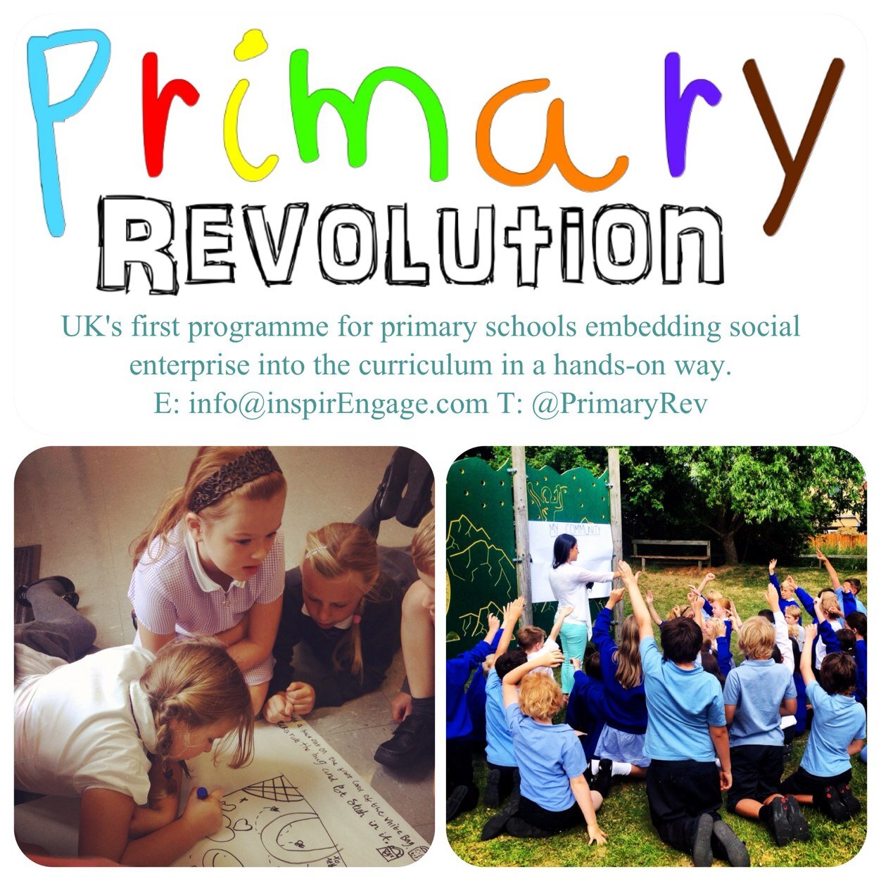UK's 1st complete social enterprise prog for primary schools. Connecting Enterprise Education to Communities. @InspirEngage initiative. E: info@inspirEngage.com