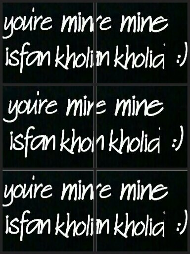 ❤Isfan Kholid❤ | Binya @nurisnaini27 {}