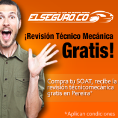 ElSeguroco's profile picture. Compañía comercializadora de Seguros Obligatorios SOAT. Aproveche nuestra promoción SOAT + Revisión Técnico Mecánica y de Gases. Información 326 2200