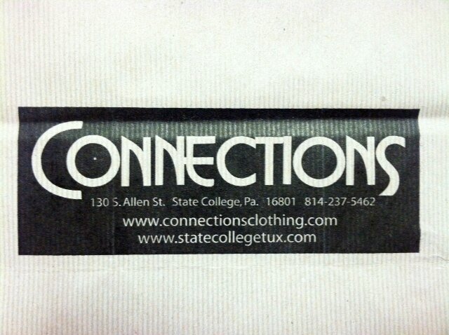 130 S Allen St - State College, Pa 16801 814-237-5461  Tuxedo Sales and Rentals, Career Suits, Shirts and Tie Sales