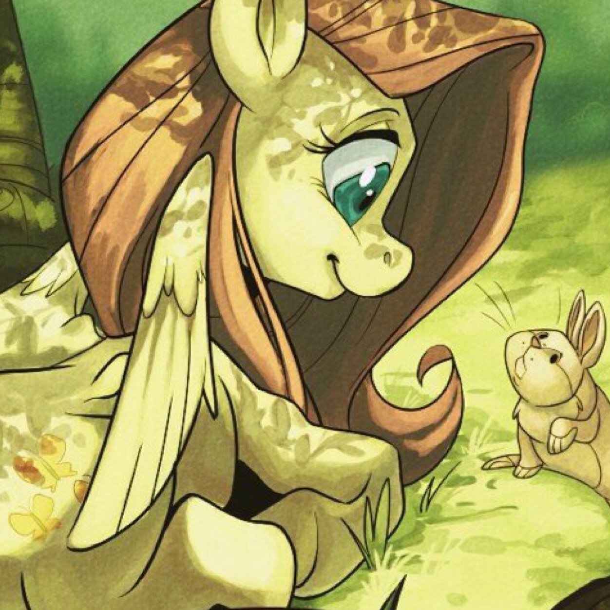 Emh... Hola a todos, mi nombre es Fluttershy. Espero que seamos buenos amigos... :3 [RP OFICIAL]