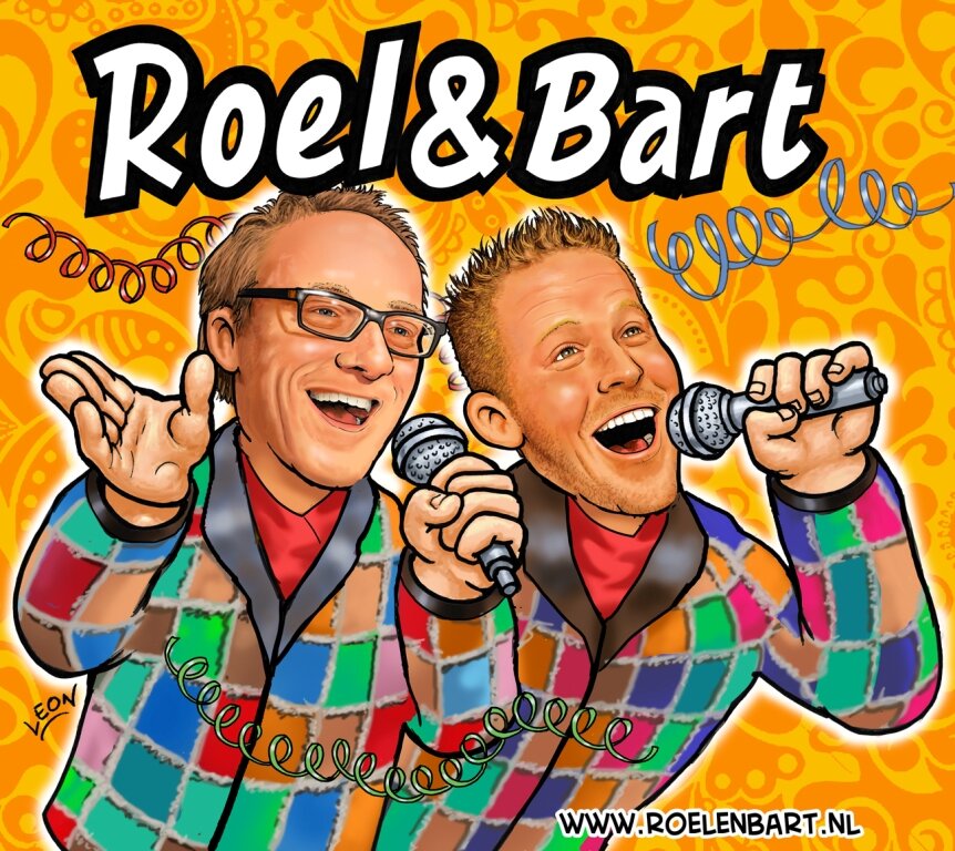 Twiej joeksige jônge oét 't Bliërickse met ut vastelaoveshert oppe juuste plaats!!