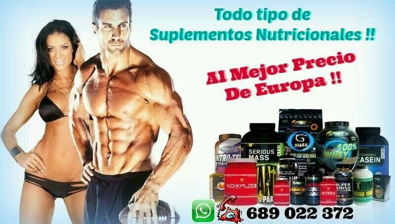 Todo tipo de Suplementos Nutricionales al mejor precio de Europa!!Llama y compruebalo!!(whatsapp 689022372)