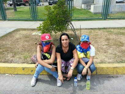Madre Venezolana que lucha por la libertad