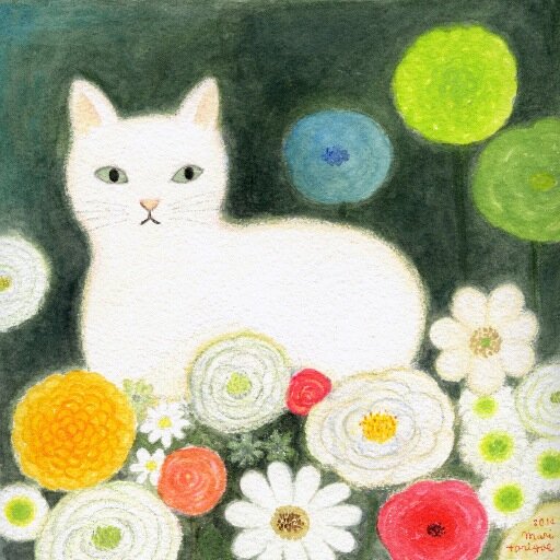 絵本作家。動植物がすき。夫、猫2匹と暮らしています。 ◎絵本『げんきになったよ こりすのリッキ』（文・竹下文子 偕成社）『名なしのこねこ』（アリス館）発売中 ◎『ネコの種類のおはなし』https://t.co/vviFvBUMpg