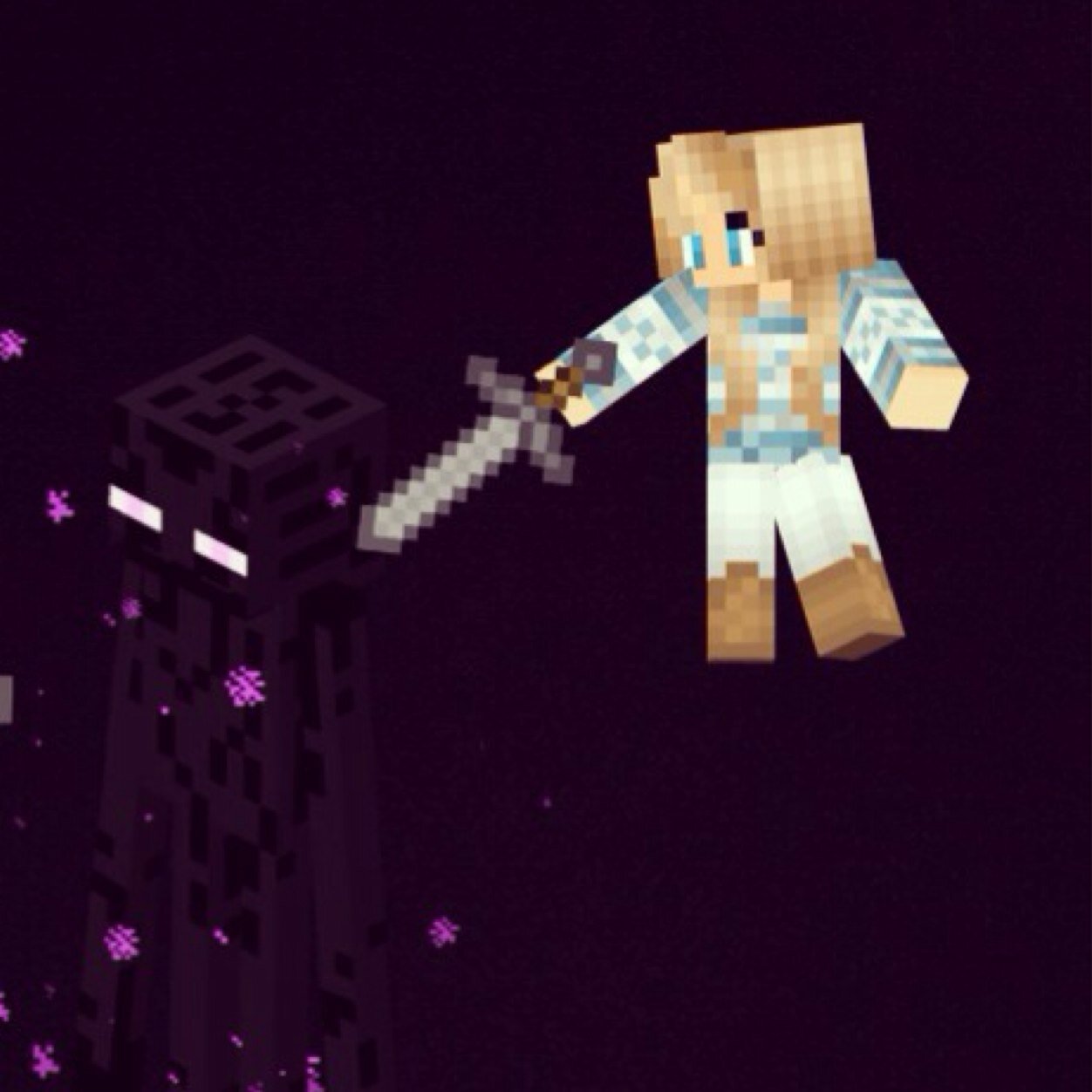 Hai~ My name is Alyssa and I Minecraft. I love Bayani and Bee. *-*