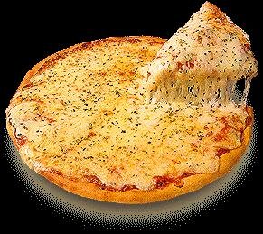 Estoy echa de masa, salsa y mozzarella, también llevo de adorno un cosito.
