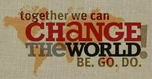 Together we can change the negativity towards are generation together we can change the world will you accept the call?