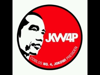 Jokowi Four Presiden #JKW4P untun #IndonesiaHebat coblos nomor 4