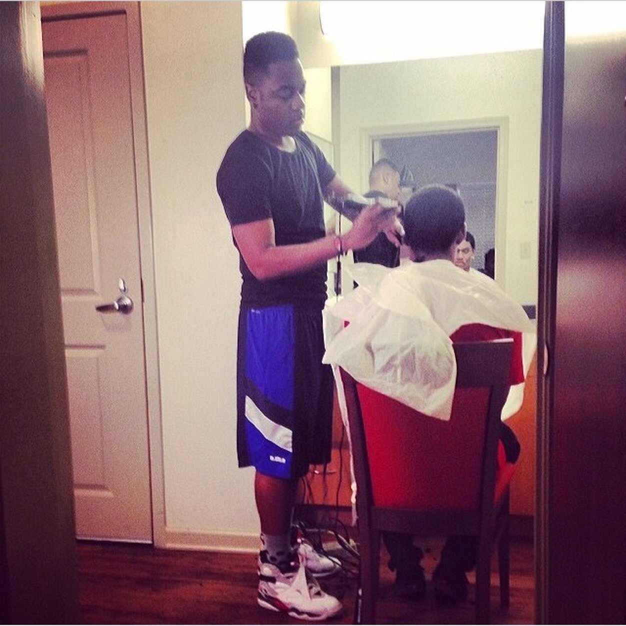 Cuts are only 8 dollars and lines are 5. #UL im here for you! If you looking for that cut hmu. (225) 278-3546. yabarbersfavoritebarber  Ig: @shermz_