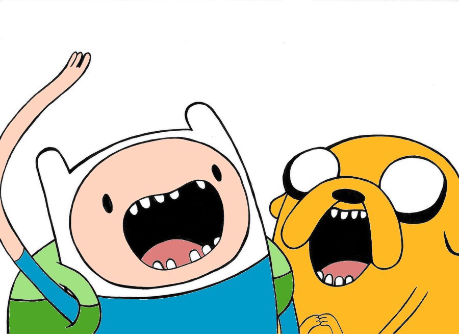 ¿A quién no le gustaría vivir cómo Finn y Jake?Chef de hamburguesas y estudiante enfurecido.