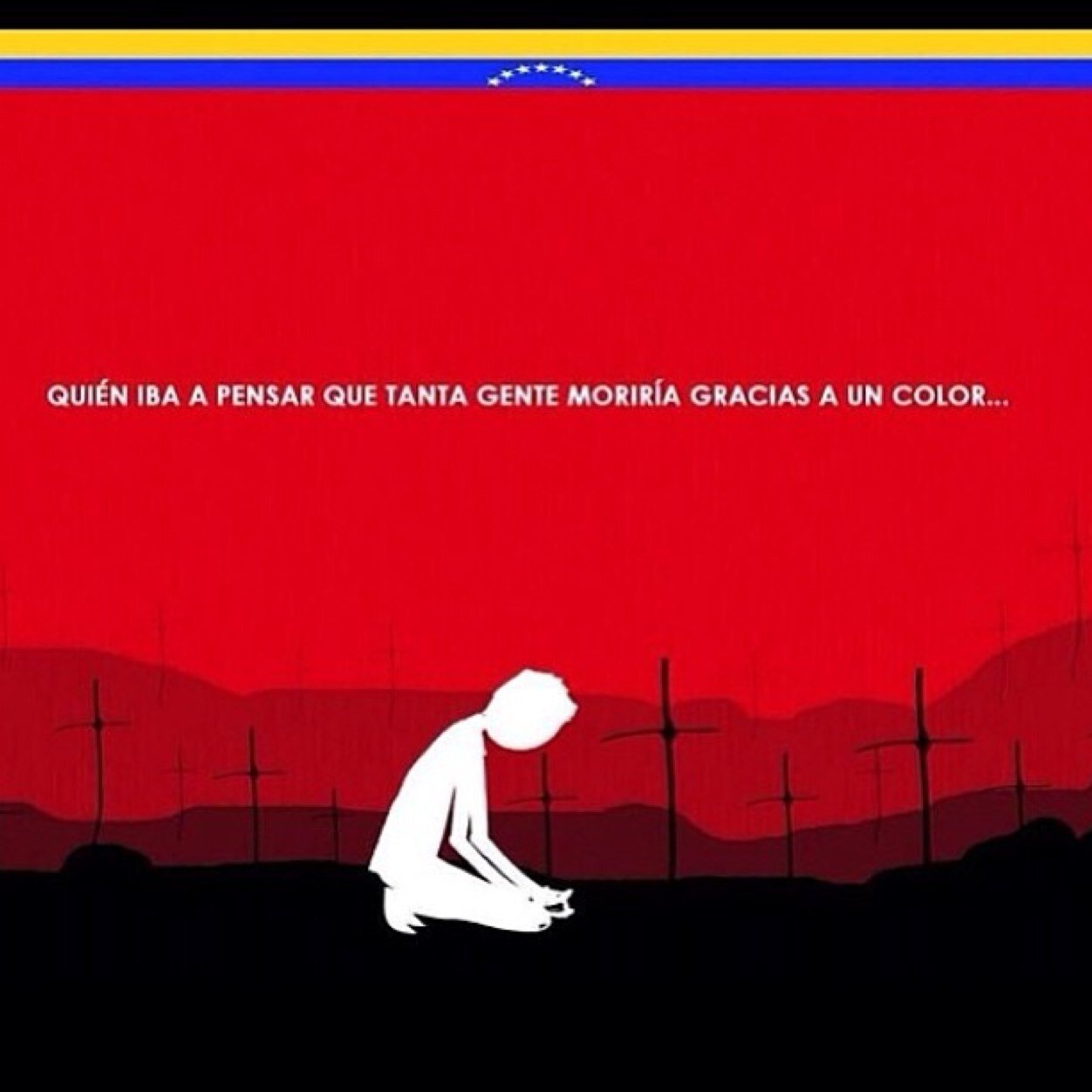 Porque todos somos iguales y tenemos las mismas necesidades, todos queremos Paz en Venezuela. #PrayForVenezuela nunca nos rendiremos