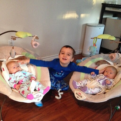 A Mom who is enjoying life with twin baby girls and a little boy. I blog about the good, the bad and the crazy things that happen.