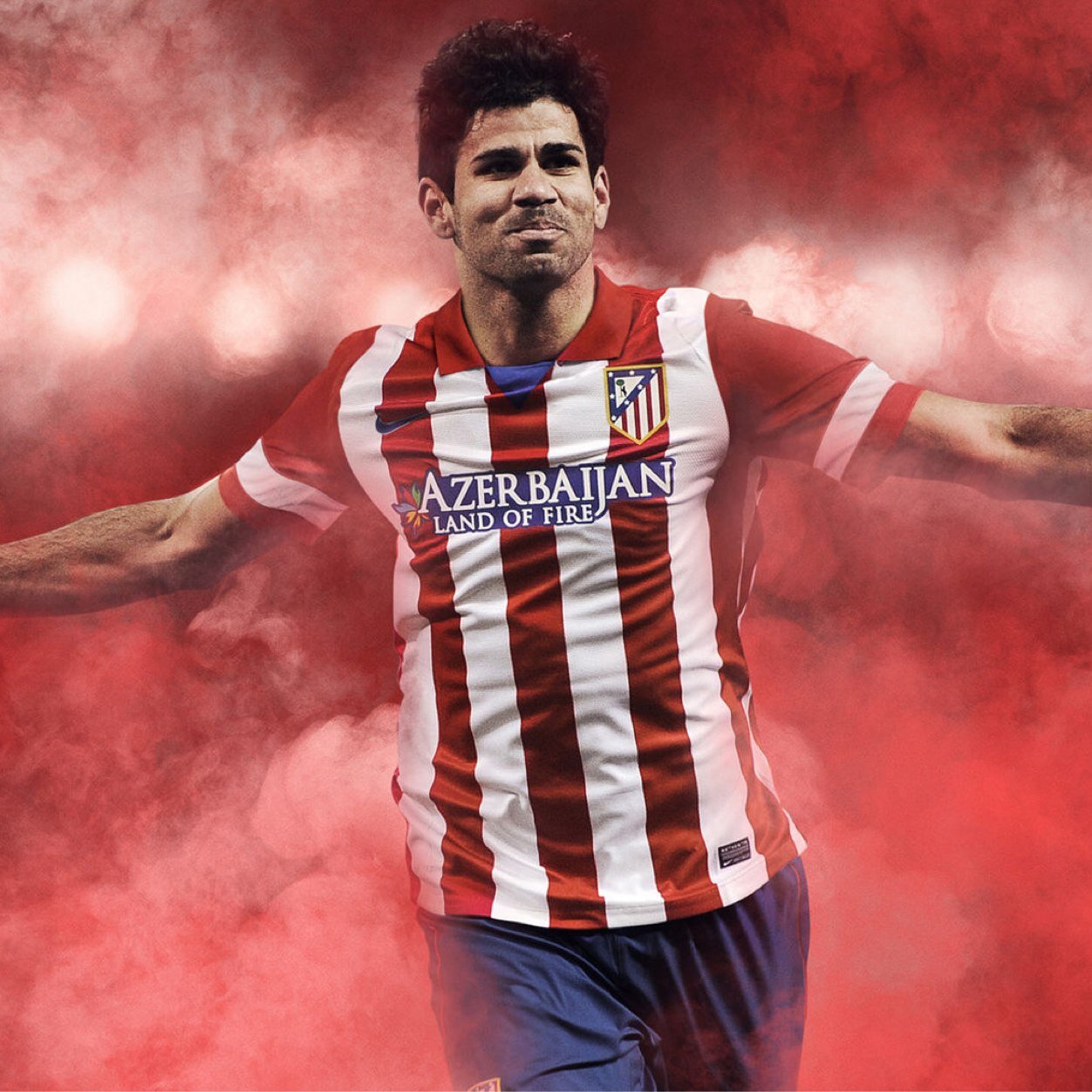 Huge football supporter,Supporting Atletico Madrid since a kid,Diego Costa is th best