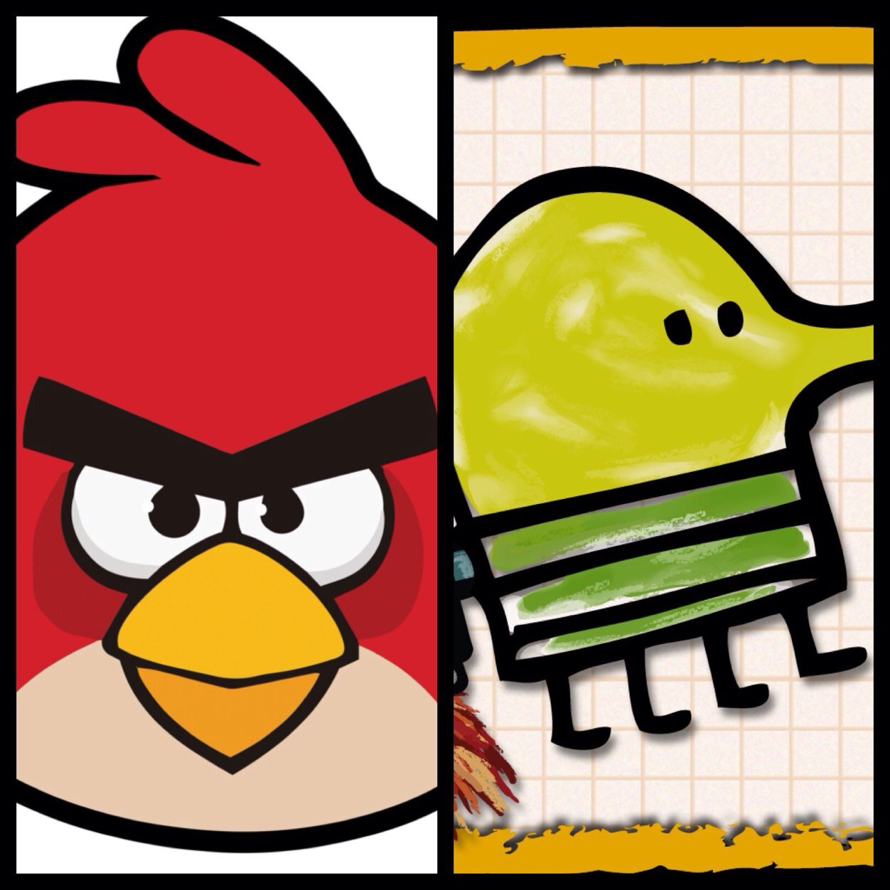 If you like #AngryBirds, #BadPiggies, #DoodleJump, #GeometryDash, #MinecraftPE, #JetpackJoyride, and more games then follow me! Second account: @guess_the_game