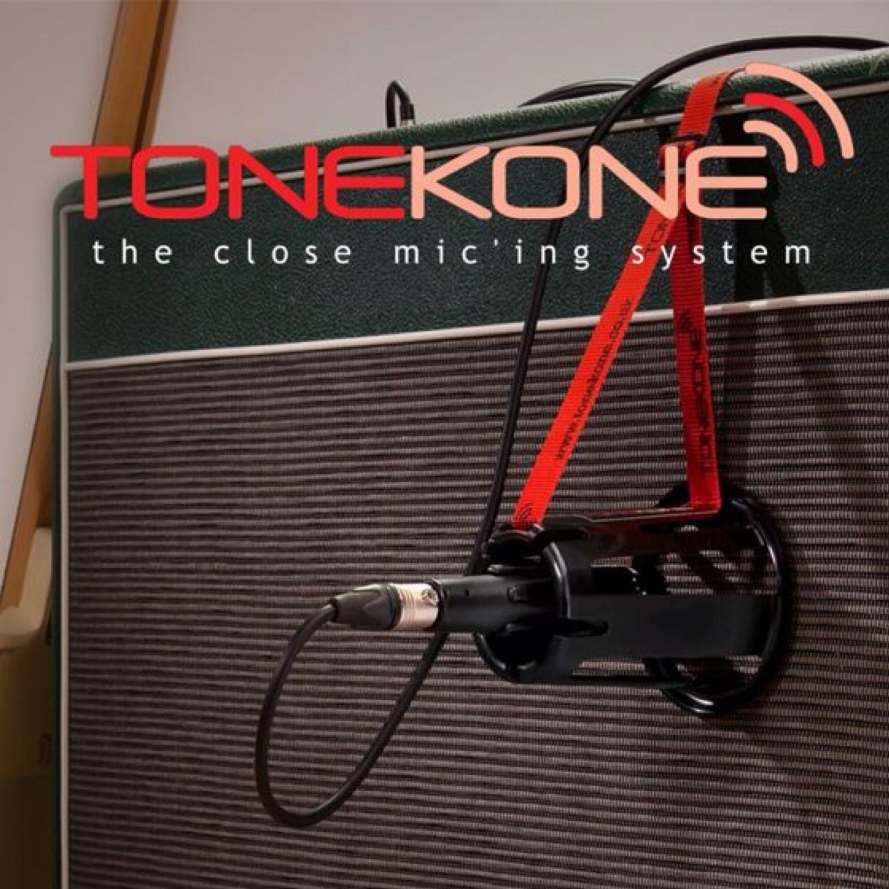 Tonekone is a unique close mic'ing system that allows you to place a microphone on your speaker or combo amp, eliminating obtrusive stands. We ship worldwide!