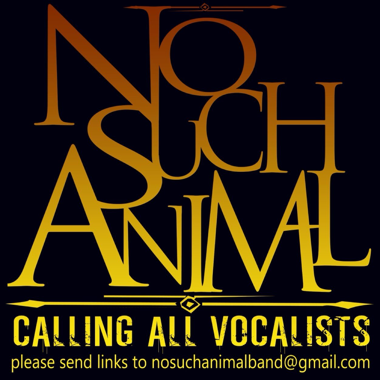 No Such Animal is band built from the ashes of current & former projects such as: Moving Atlas, Truffula Tree, Ursa, and Grey Skies Burn Red.