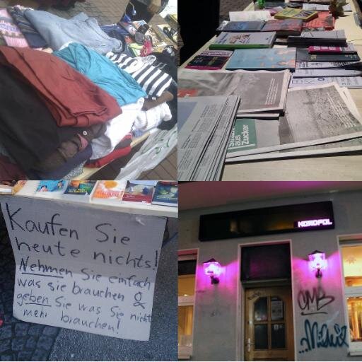 Themen: #Umsonstladen #Dortmund #Antikapitalismus #GibundNimm #Solidarökonomie