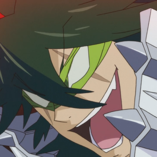 The name is Uzu Sanageyama from North Kanto, part of the Elite 4 and owner of a three star Goku Uniform. Loyal to Lady Satsuki. (Crack/serious KLK RP, not sure)