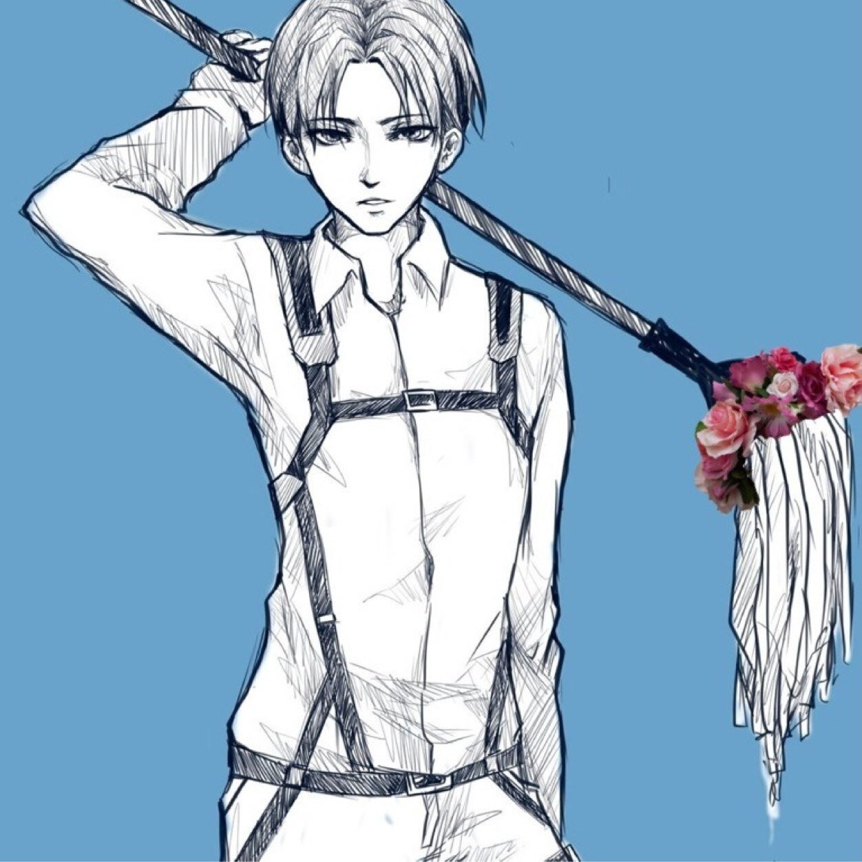 LevisMop's profile picture. Lets get cleaning! Friends with @dustingfeathers, @heichouapron and @leviswindex. Engaged to @levisbroom Belongs to @iheichousomuch