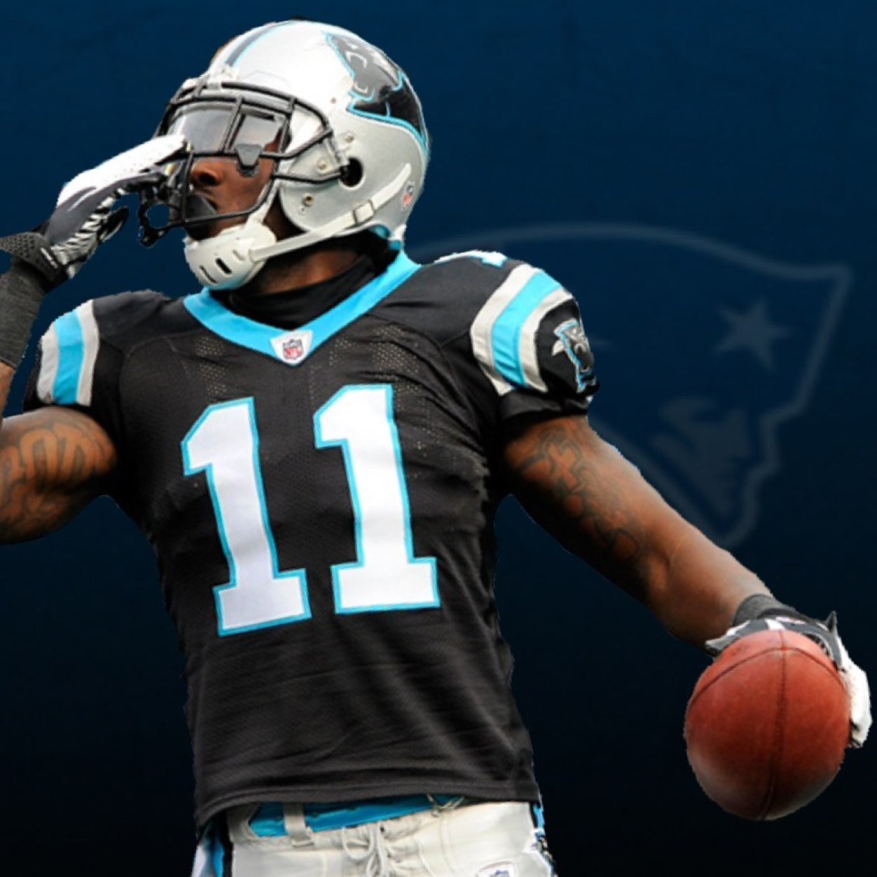 Panthers free agent signing to the Patriots. #LegacyTeam #IslandOfBoom