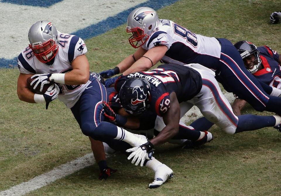 Carry the entire Texans organization into the endzone. Truck your Linebackers then i truck your bitch. (parody account)