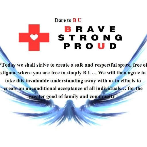 DARE to B U (BRAVE, STRONG, PROUD) ' 2014 is designed to raise mental health awareness in children, youth and, adults.