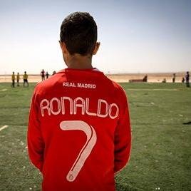 I'm very pleased because @Cristiano heard my story and put it in his account on Twitter and Facebook