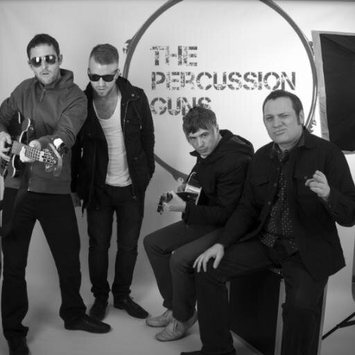 The Percussion Guns are a 4 piece band including Daniel Lambert, Andy Brown, James Newlin and Marc Flynn. A fresh rock n roll band with a growling edge.