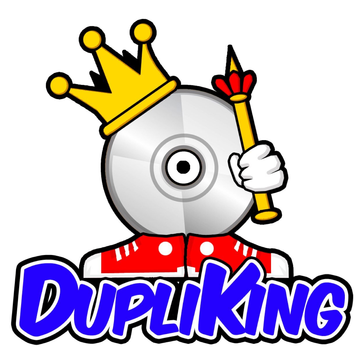 CD/DVD duplicating with thermal print (Color options: black - red - blue). Shipping options available. Dupliking #CDduplication