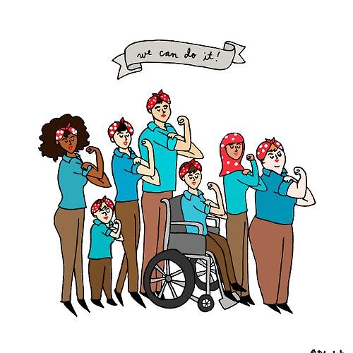 We're girls and we're all beautiful from the inside out