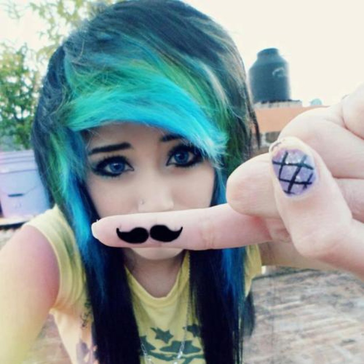 17. Blue eyed, blue haired daughter of Lucifer and Nyx. || I'm not crazy. My reality is just different than yours, we're all a little mad here. || Leap year
