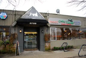 Cedar Cottage Liquor Store. Above the pub and beside the coffee house at Clark and Kingsway in the heart of East Van.
