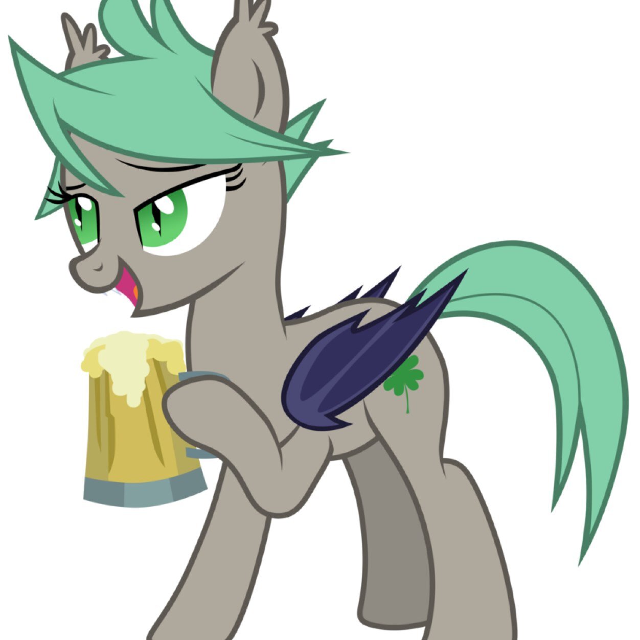 A Very /Lucky/ Bat Pony That Can Get A Bit /Drunk/ But Still She Makes Lucky Charms For All! And Yes Im Irish! ((RP Heavy))