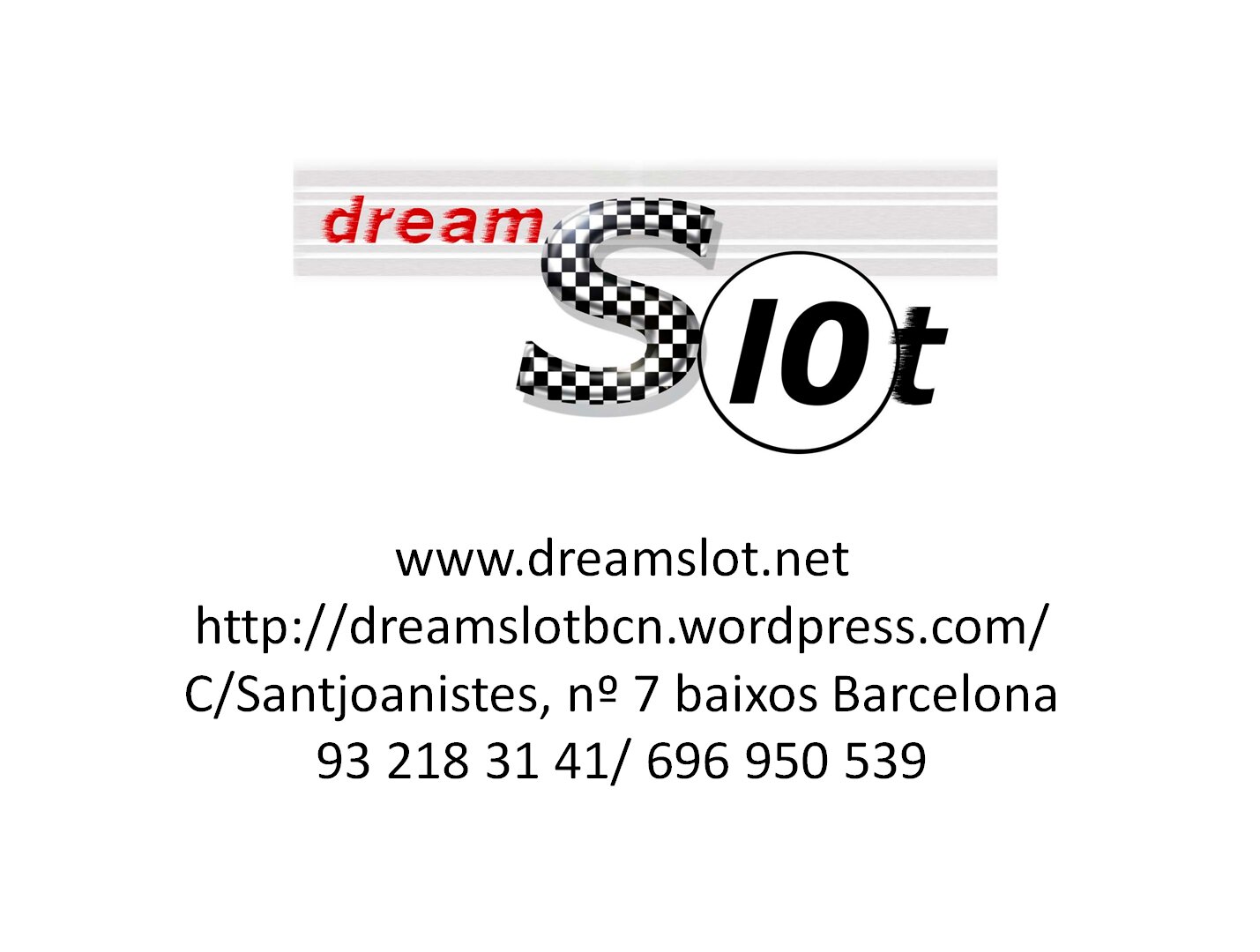 dreamslot's profile picture. Centro de slot en Barcelona. ¡Disfruta de tu hobby con nosotros! Alquiler de pistas y organización de Fiestas infantiles, eventos, etc.