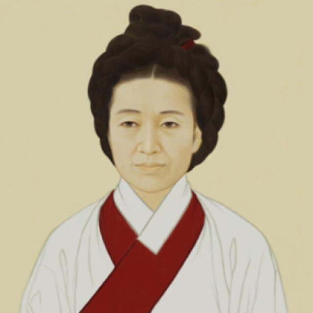 我 申師任堂 . 皆二幸ヲ .