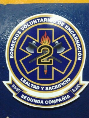 Segunda Compañía del Cuerpo de Bomberos Voluntarios de Encarnación, fundada el 04 de abril de 1997, con una dotación de 36 voluntarios. Lealtad y Sacrificio