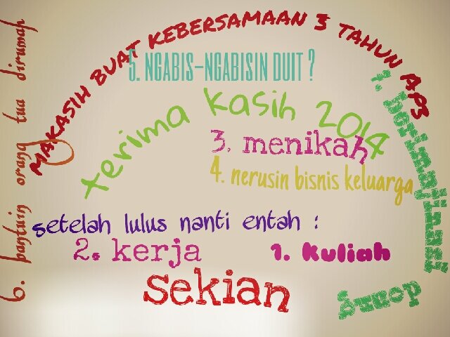 Biar kata guru kita kelas paling berisik tapi liat dulu dong hatinya » ♥ SUKSES & LULUS 100% Amin :)