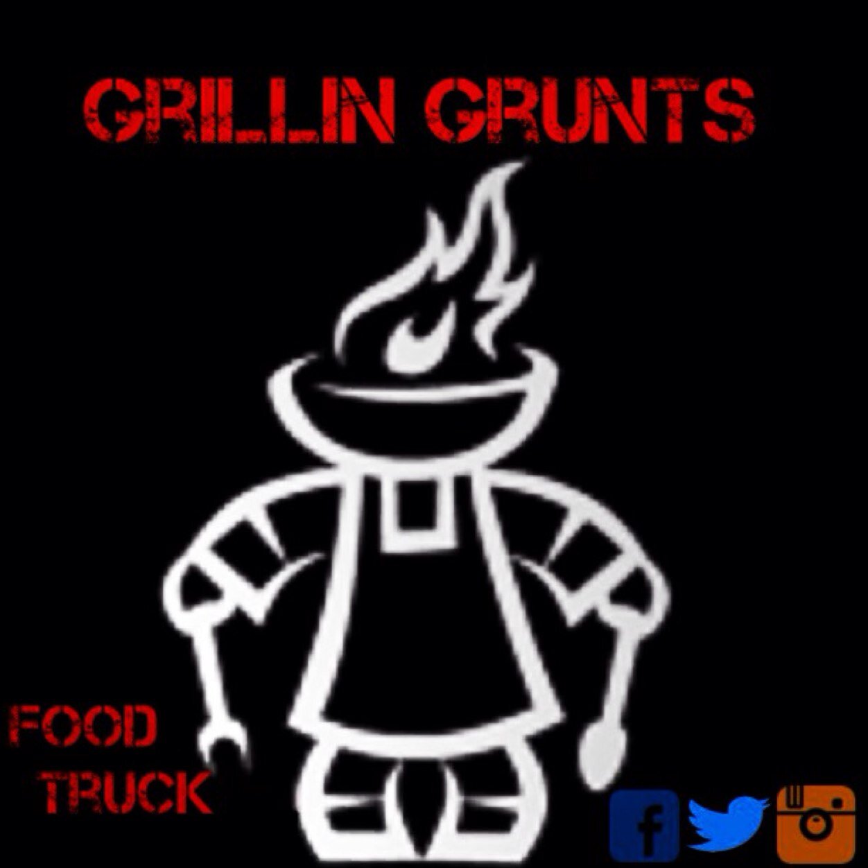 Grillin Grunts is a new food truck under construction.