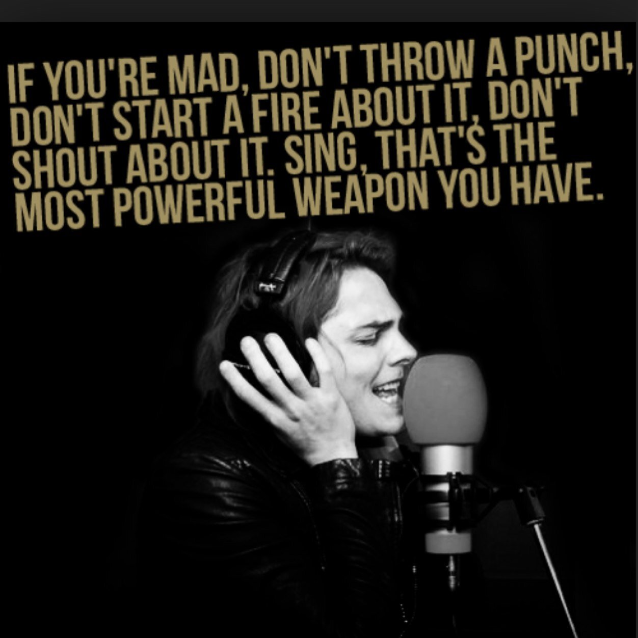 Everybody struggles, everybody fights. Not everybody wins, everybody should. Help eachother win alright? -Alex Gaskarth.