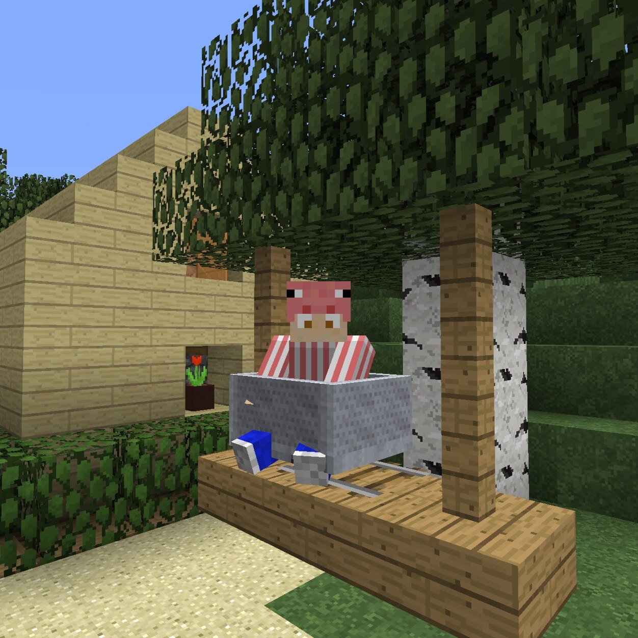 minecrαft in-gαme name: mushroommc_| instαgram username: mushroomminecraft| youtube link: below|