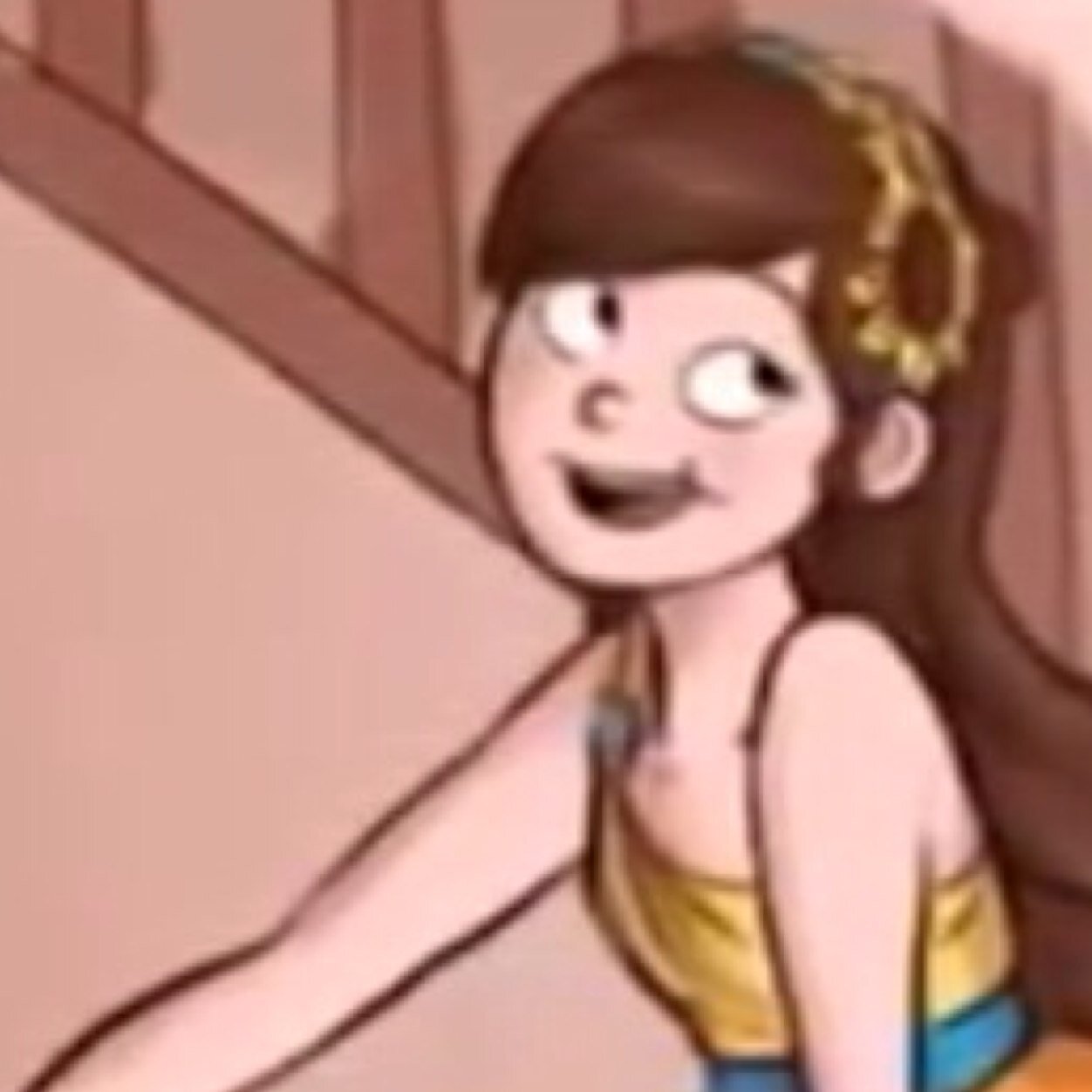 Hi i am Mabel!! I love my pig waddles! I love to go on adventures! You should joing me! Ohhh! #Taken and by @Dipper___Pines My big dipper! ❤️