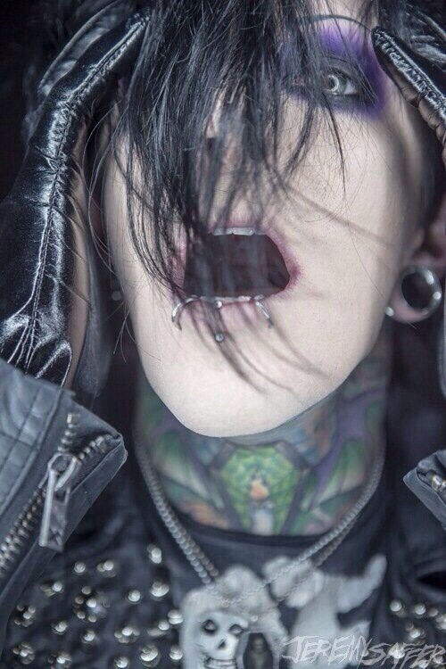Singer for that emo band Motionless In White. [Fake] [Bi]