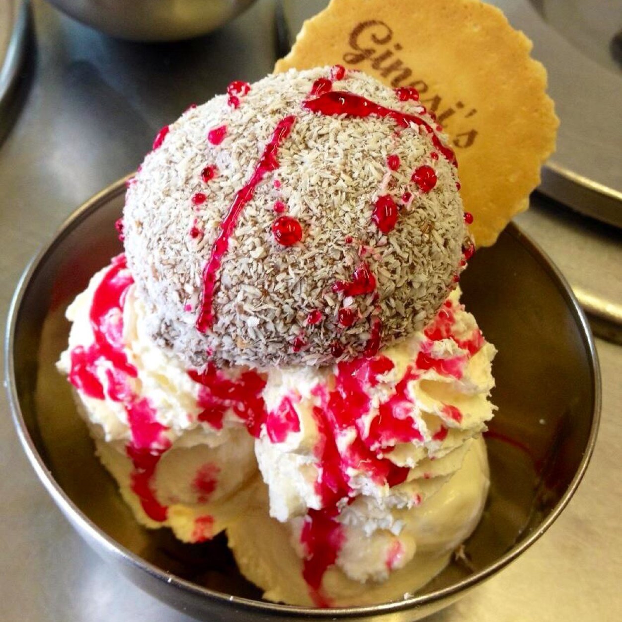 Crafting authentic Italian gelato daily using locally sourced farm milk and cream and the finest Italian ingredients,non dairy available too.