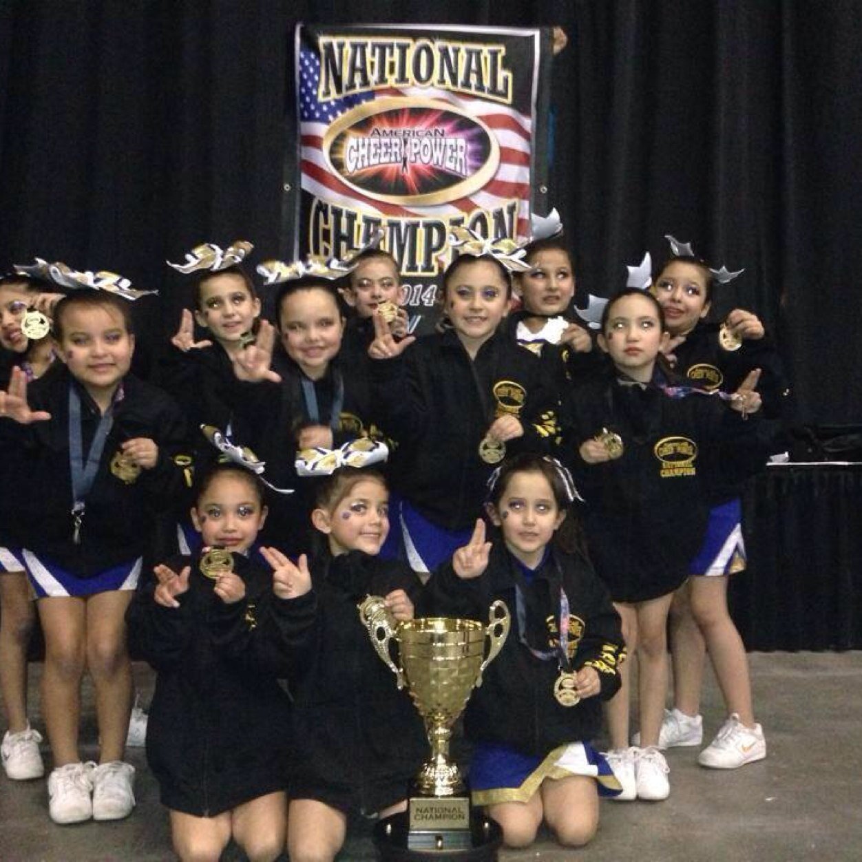 Cheer Nation All-Stars! 8 National Champion Titles! We aren't just a gym but we are a FAMILY! Love both our staff and athletes! Work hard, CHEER HARDER. *\O/*