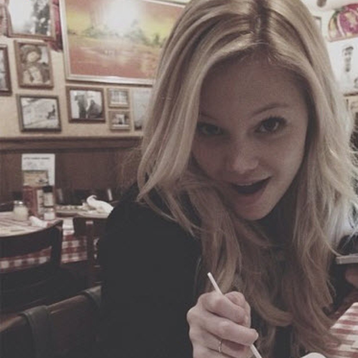 Freshman. I  have Crazy adventures with my friends. If something gets out of hand, I didnt Do it!
     {Not Olivia she's @Olivia_Holt}