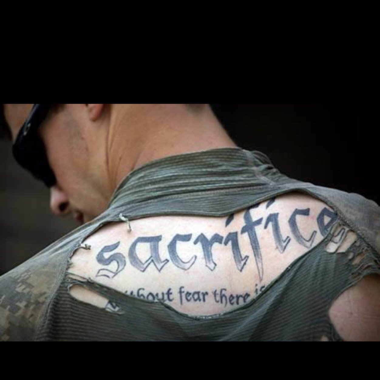 Just a tough guy with a sensitive side.