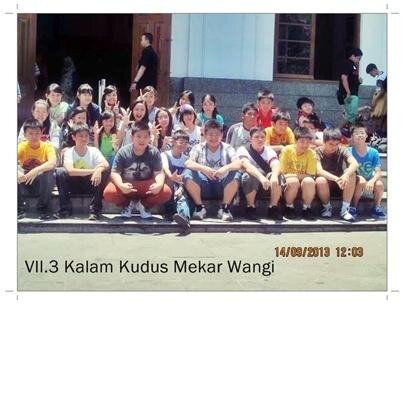 Account Twitter of VII.3 || Part of KalkudMw Jhs || WK : I.Annette Margaretha || KM : Jose Alvino || WKM : Gaby Veronica || Bendahara : Pricilla & Veronica
